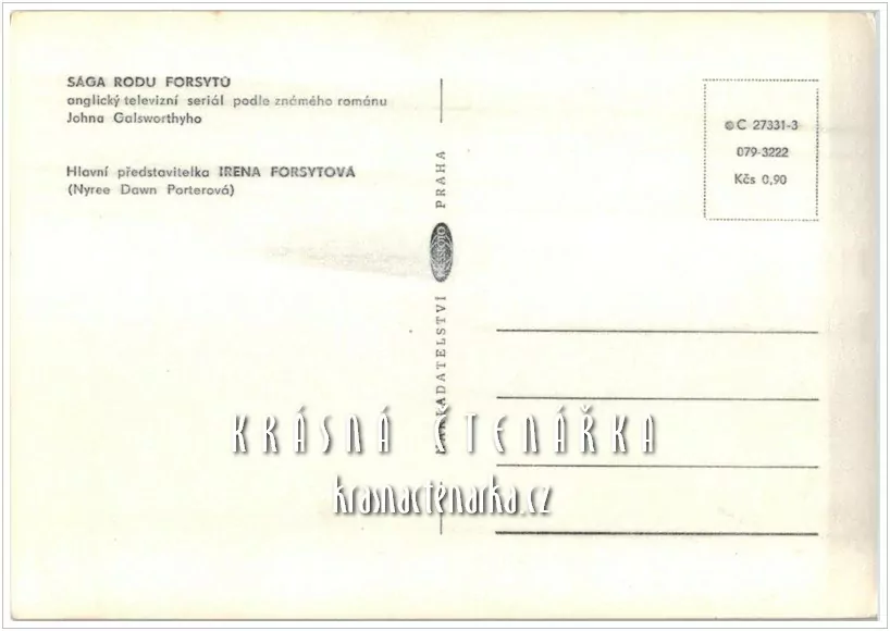 Anglický seriál SÁGA RODU FORSYTŮ