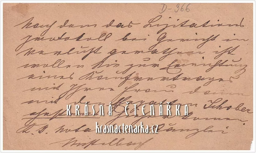 KORESPONDENČNÍ LÍSTEK z roku 1878, razítko GAUNERSDORF