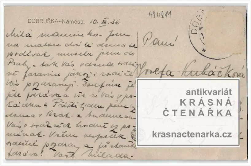 DOBRUŠKA, Nám. F. L. Věka 