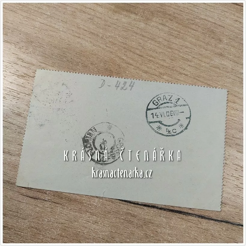 DOPISNICE Zálepka, razítko LINZ / GRAZ