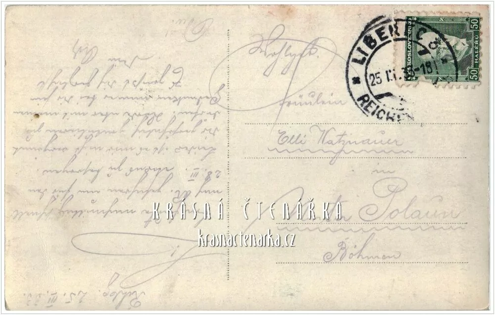 LIBEREC, Přehrada, v. n. Starý Harcov