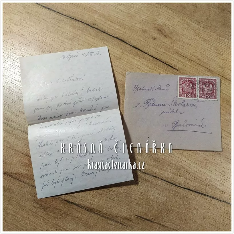 OBÁLKA či DOPISNICE z roku 1918 i s dopisem