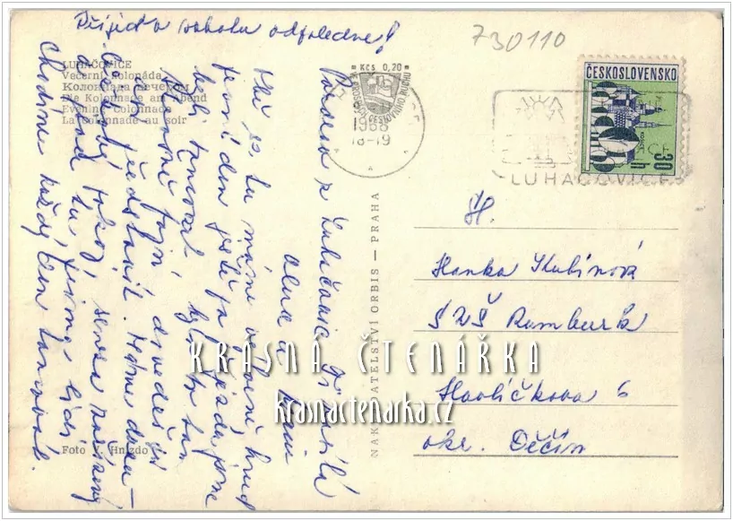 LUHAČOVICE, Lázeňská kolonáda