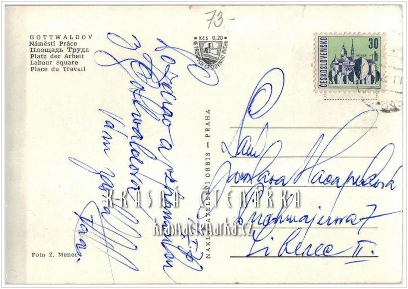 ZLÍN, dříve Gottwaldov, Náměstí Práce i s autobusy