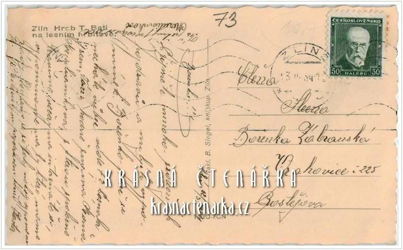 ZLÍN, dříve Gottwaldov, Lesní hřbitov a hrob Tomáše Bati