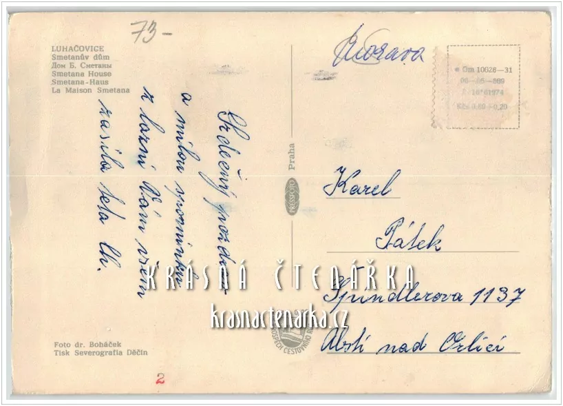 LUHAČOVICE, Dům Bedřicha Smetany