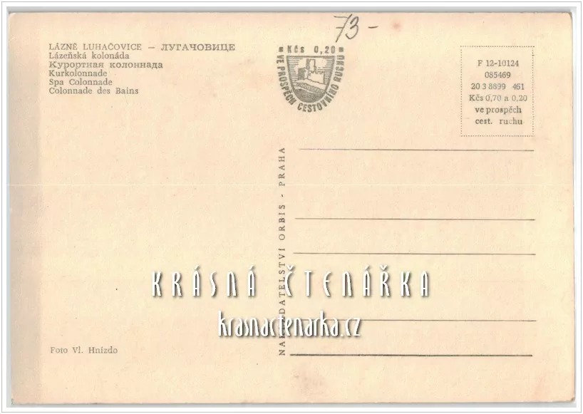 LUHAČOVICE, Lázeňská kolonáda