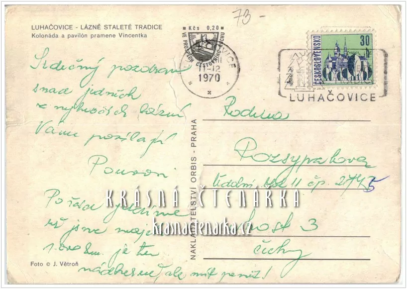 LUHAČOVICE, Lázeňská kolonáda