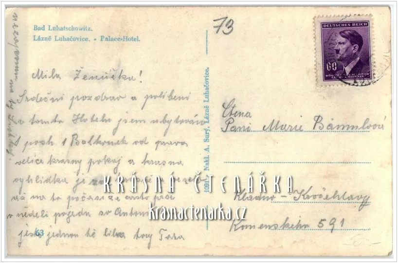 LUHAČOVICE, Palace sanatorium