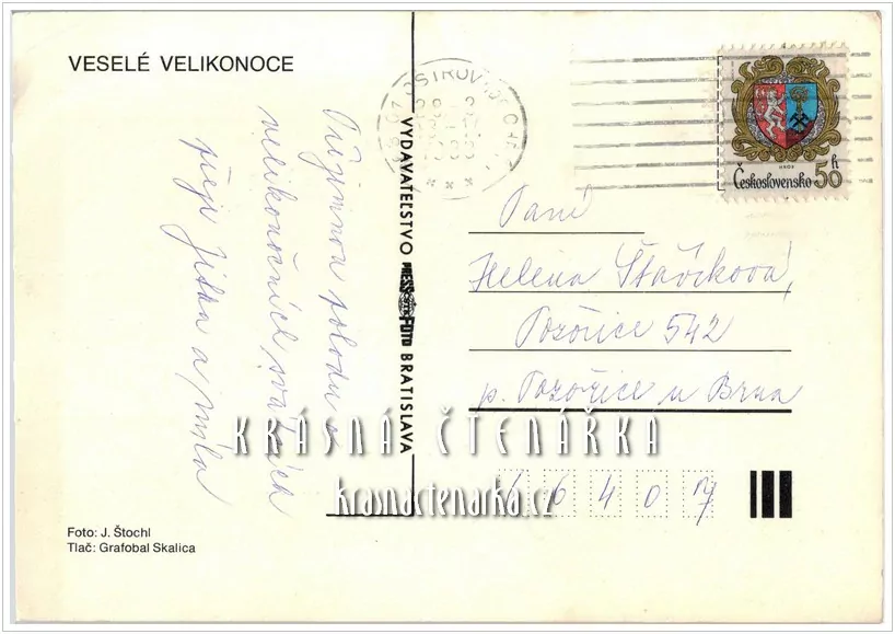 Přání VELIKONOČNÍ