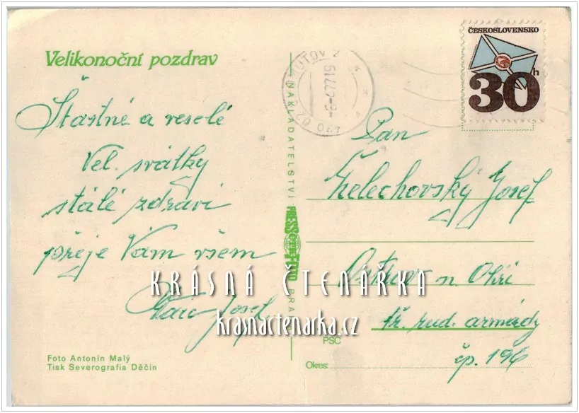 Přání VELIKONOČNÍ