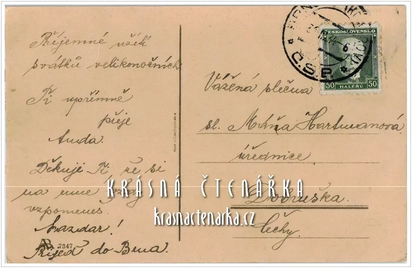 Přání VELIKONOČNÍ a vylíhlé kuřátko