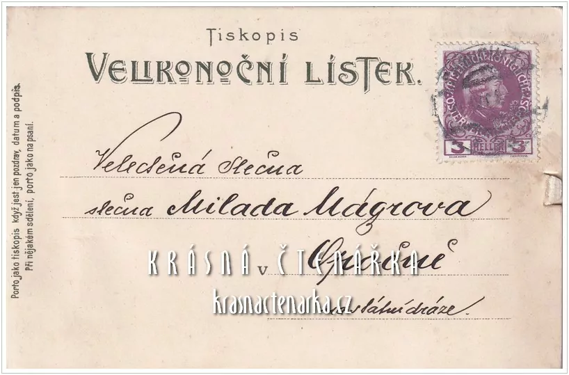 Přání VELIKONOČNÍ prostorové a rozkládací