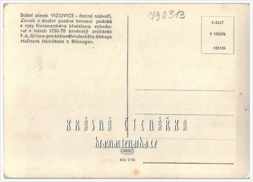 Zámek VIZOVICE