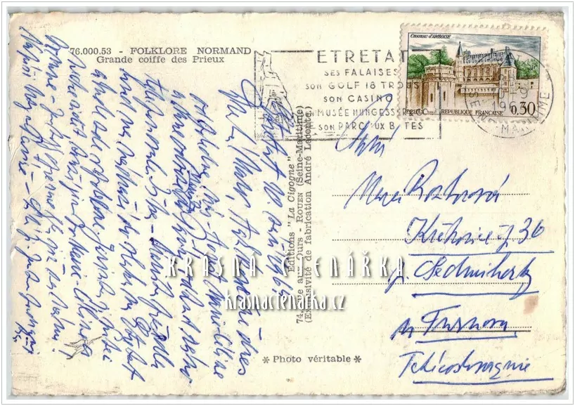 DÁMA / ŽENA v kroji z Normandie