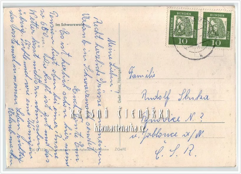 DÁMY / ŽENY v kroji schwarzwaldském