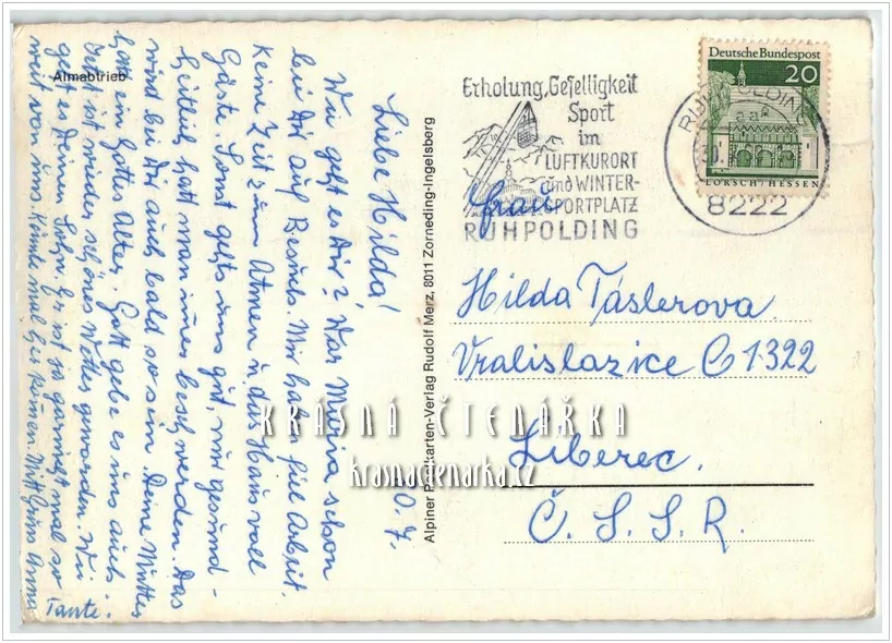 DÁMA / ŽENA v kroji na Almabtrieb