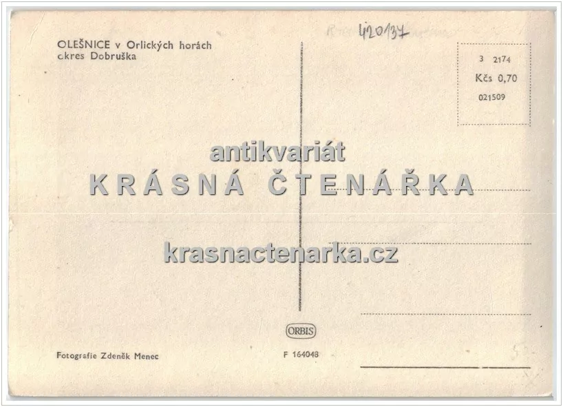 OLEŠNICE V ORLICKÝCH HORÁCH