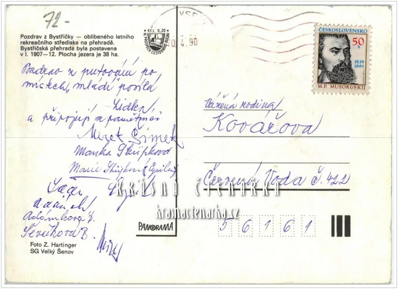 Vodní nádrž BYSTŘIČKA