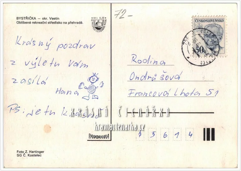 Vodní nádrž BYSTŘIČKA