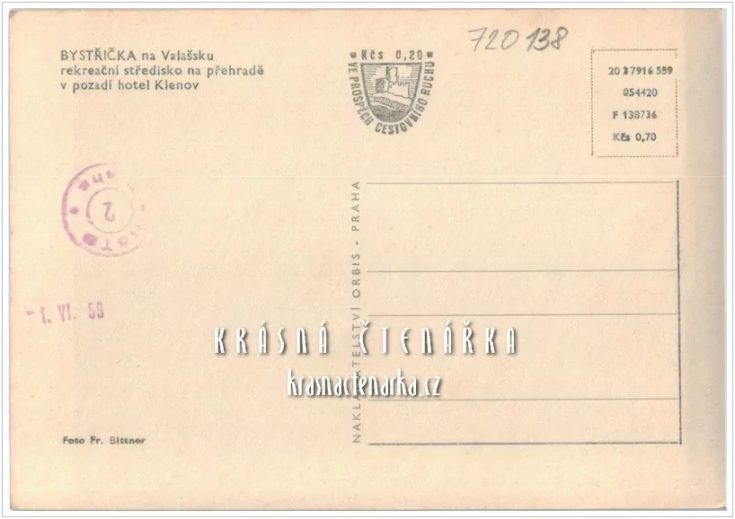 Vodní nádrž BYSTŘIČKA