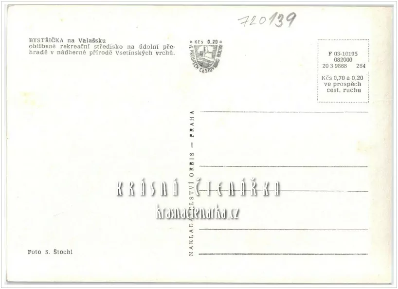 Vodní nádrž BYSTŘIČKA