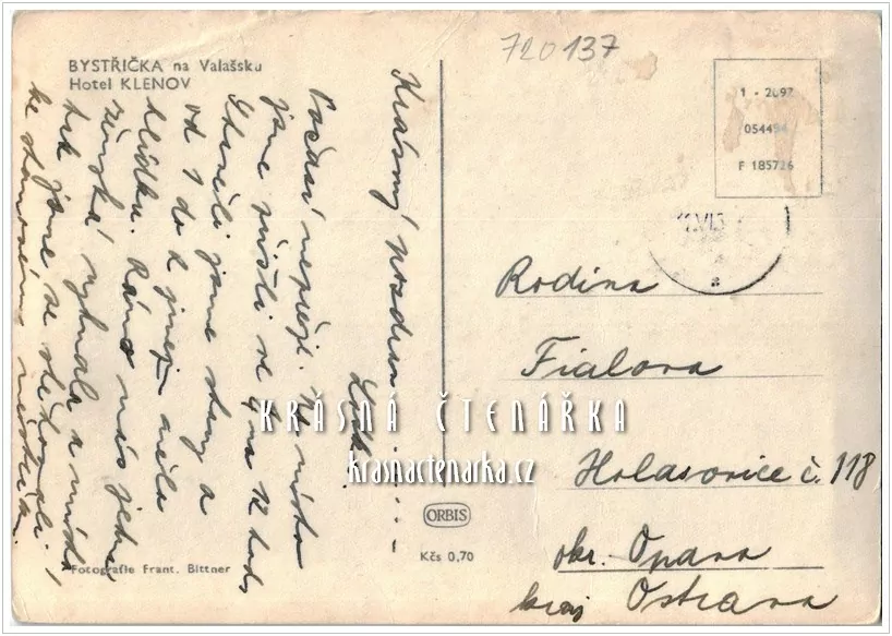 Vodní nádrž BYSTŘIČKA