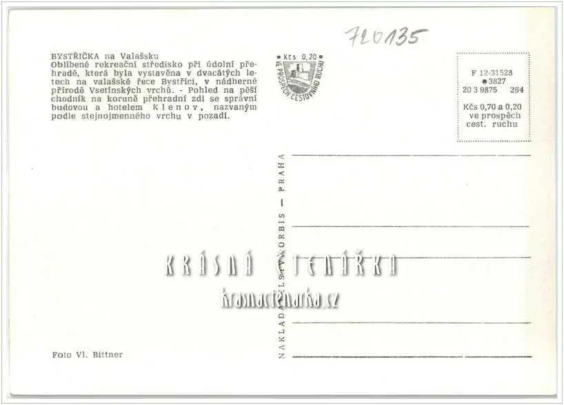 Vodní nádrž BYSTŘIČKA