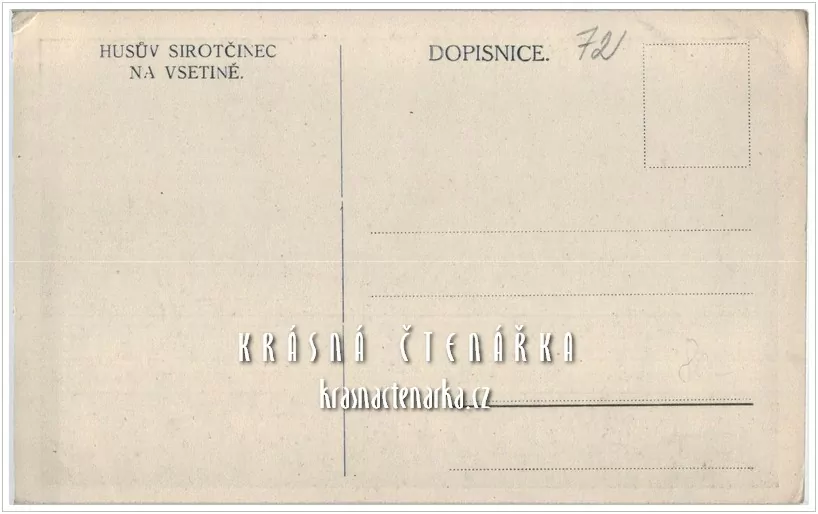 VSETÍN, Husův sirotčinec