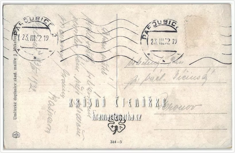 KROJE na pohlednicích - DĚTI a velikonoce (il. Mukařovský Josef)