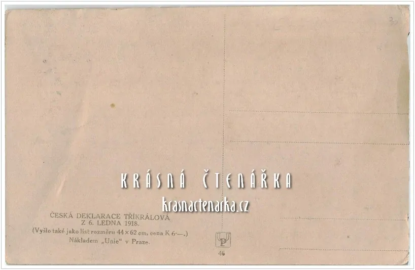 DEKLARACE GENERÁLNÍHO SNĚMU českých poslanců