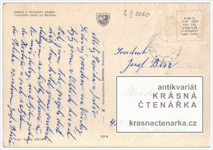 DEŠTNÉ V ORLICKÝCH HORÁCH, Masarykova chata na Šerlichu