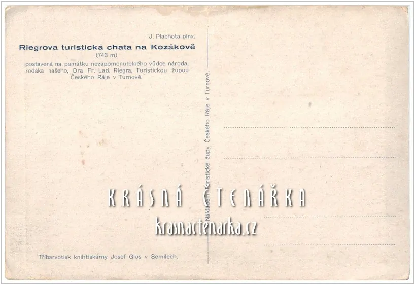 KOZÁKOV, Riegrova chata