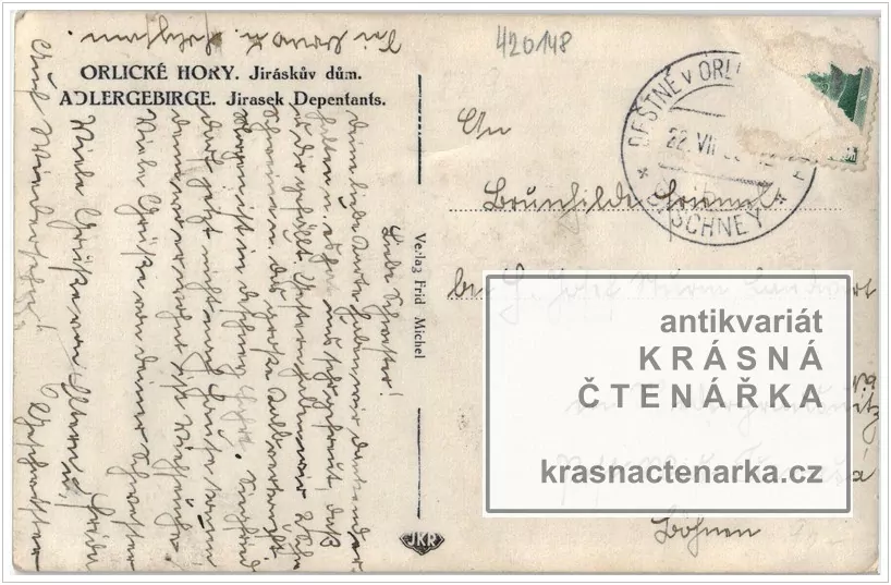 DEŠTNÉ V ORLICKÝCH HORÁCH, Chata Jiráskův dům