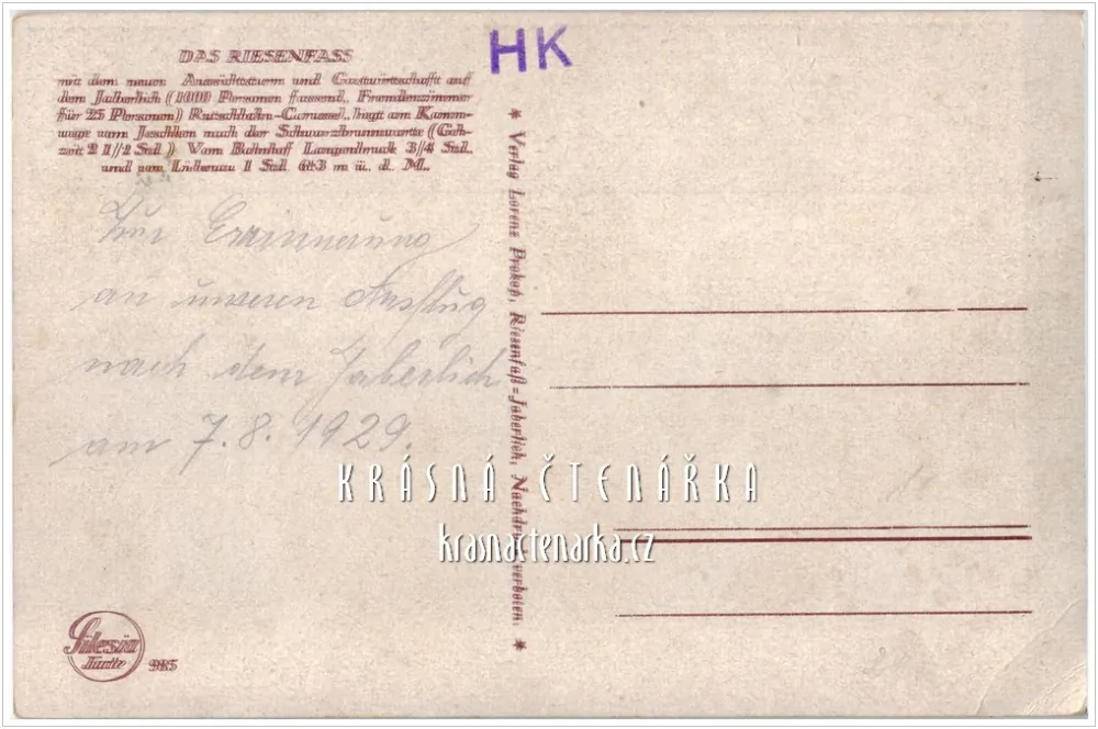 JEŘMANICE, Obří sud Javorník