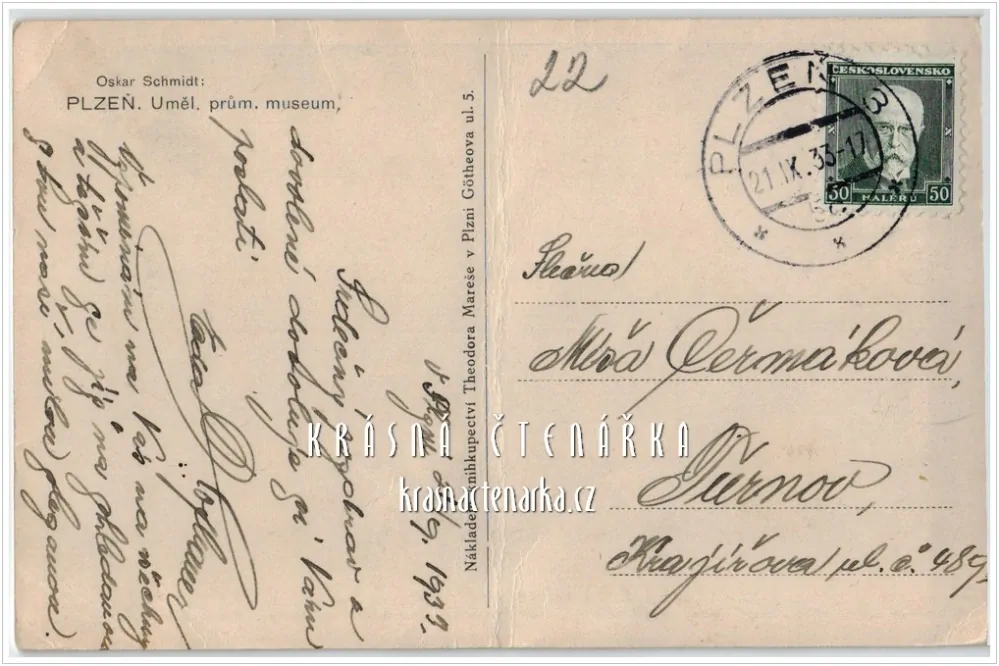 PLZEŇ, Muzeum (il. Schmidt Oskar)