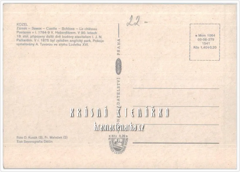 ŠŤÁHLAVY, Zámek Kozel