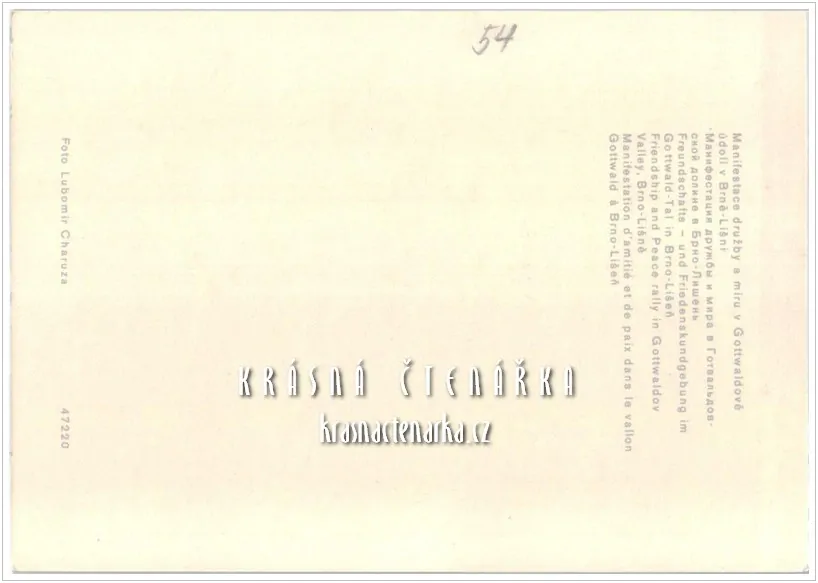 BRNO - LÍŠEŇ, Krajská slavnost v Gottwaldově údolí