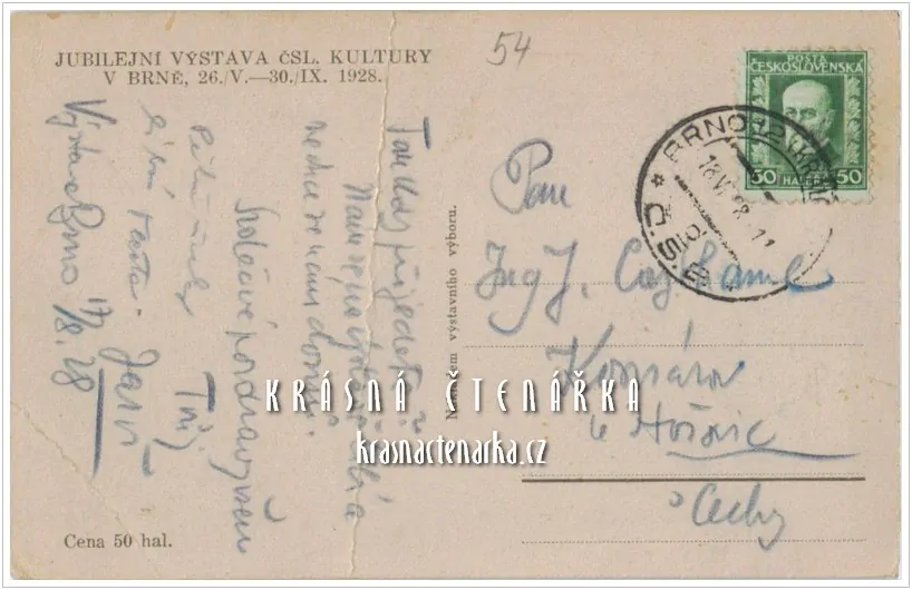 BRNO, Jubilejní výstava Čsl. kultury v Brně 1928