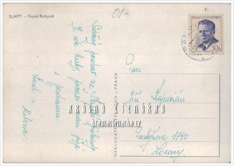 SLAPSKÁ PŘEHRADA - NOVÁ RABYNĚ