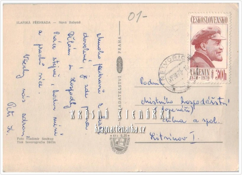 SLAPSKÁ PŘEHRADA - NOVÁ RABYNĚ