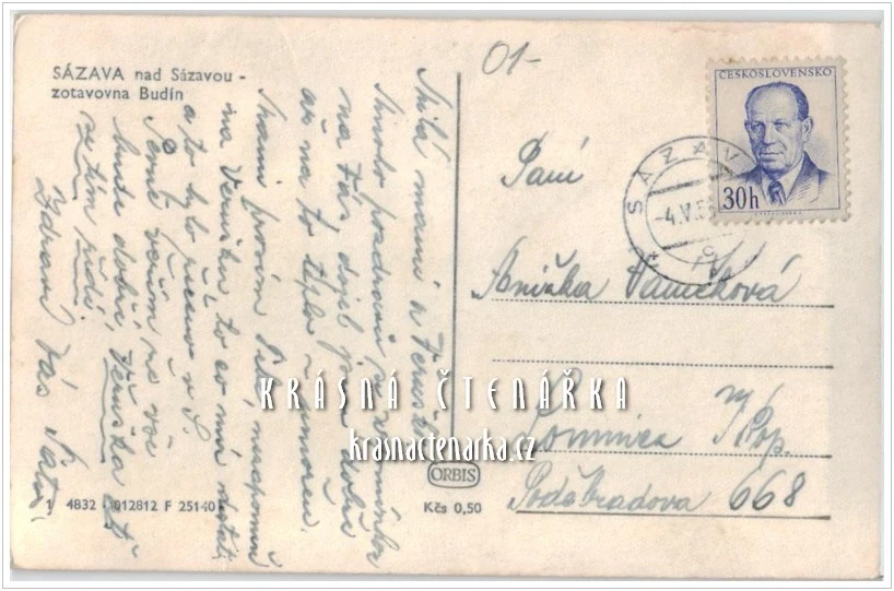 SÁZAVA, Pohled na zotavovnu Budín