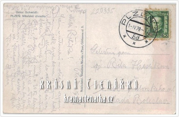 PLZEŇ, Divadlo Josefa Kajetána Tyla (il. Schmidt Oskar)