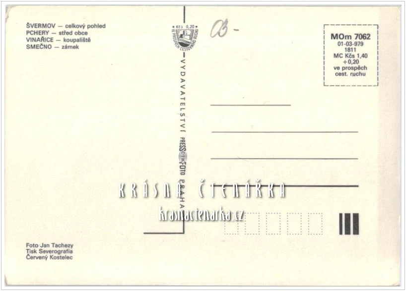 ŠVERMOV - PCHERY - VINAŘICE - SMEČNO