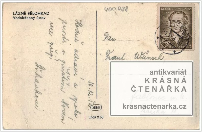 LÁZNĚ BĚLOHRAD (lázeňský dům Janeček)