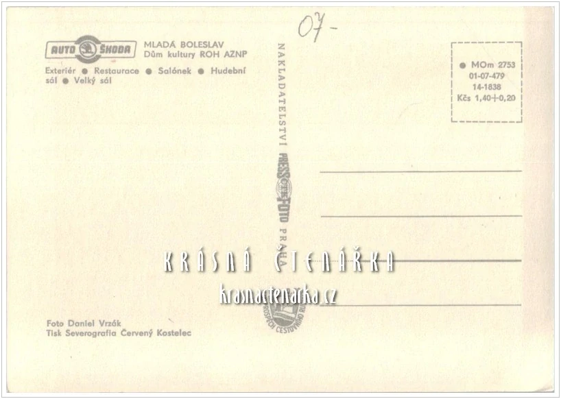 MLADÁ BOLESLAV, Dům kultury ROH AZNP