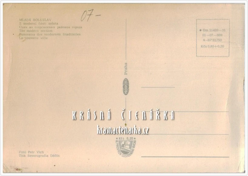 MLADÁ BOLESLAV, třída Lidových milicí, nyní T. G. Masaryka