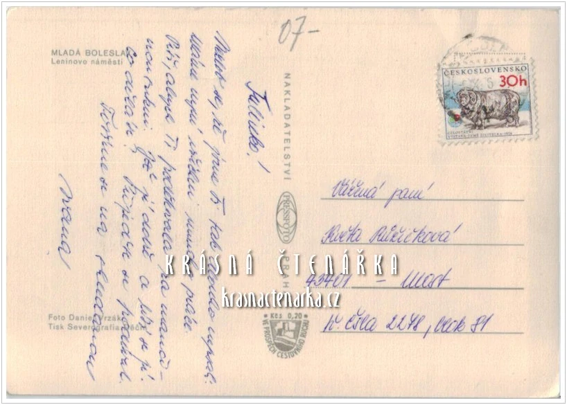 MLADÁ BOLESLAV, Leninovo náměstí, nyní nám. Republiky