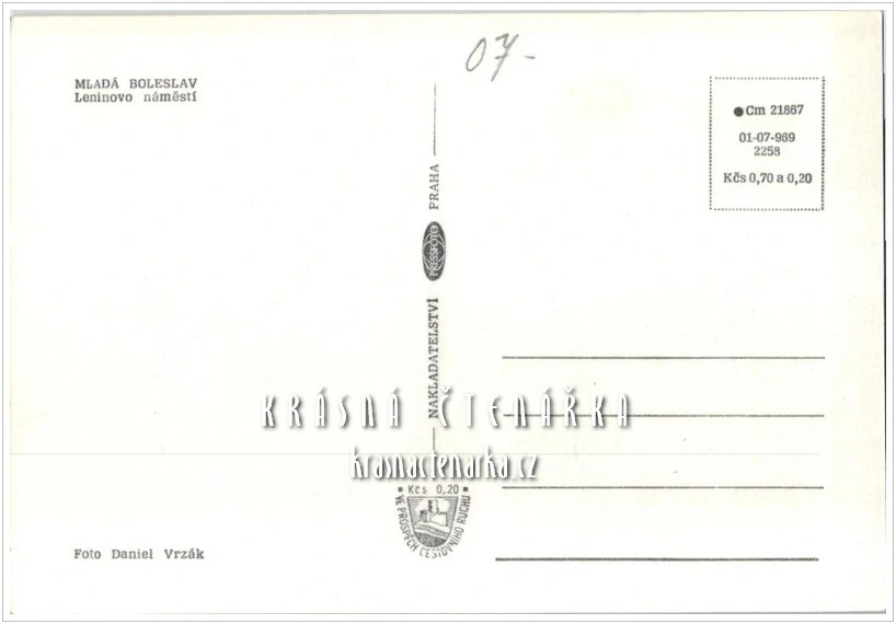 MLADÁ BOLESLAV,Leninovo náměstí, nyní nám. Republiky