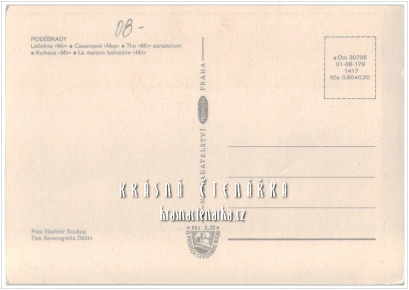 PODĚBRADY, Léčebna Mír, nyní hotel Zámeček